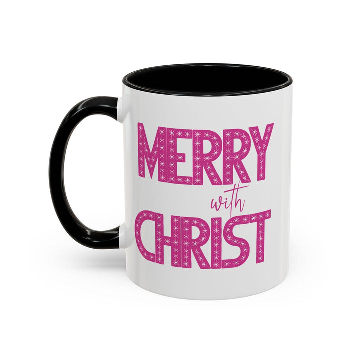 Ceramic Gift Mug - Merry with Christ - Decorative/Ceramic Mugs/11oz/15oz
