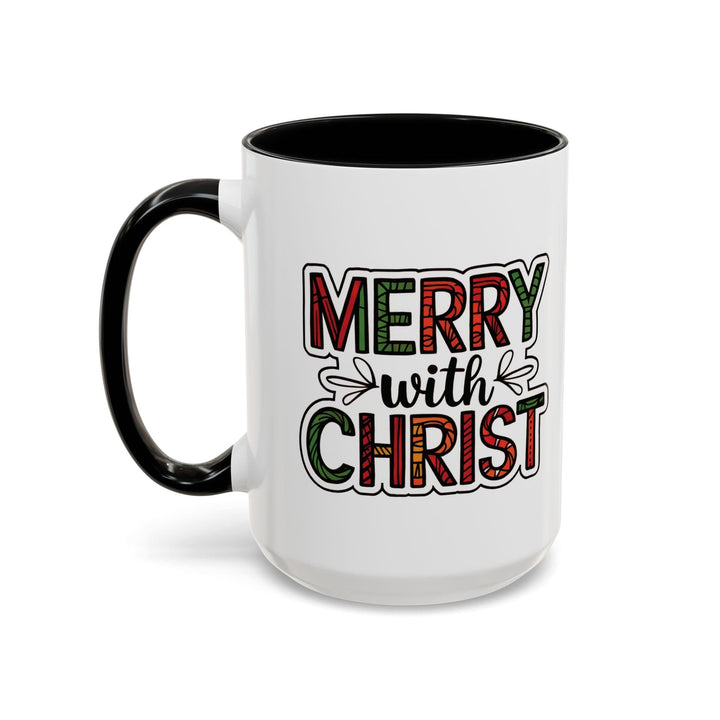 Ceramic Gift Mug - Merry with Christ - Decorative/Ceramic Mugs/11oz/15oz