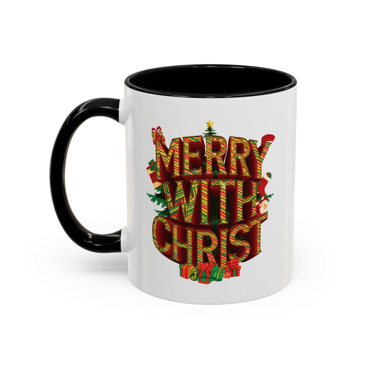 Ceramic Gift Mug - Merry with Christ - Decorative/Ceramic Mugs/11oz/15oz