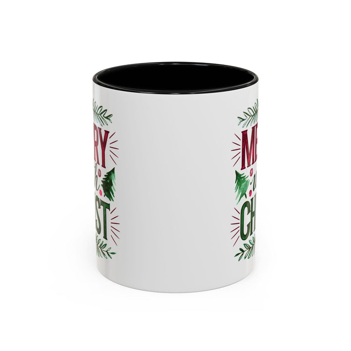 Ceramic Gift Mug - Merry with Christ - Decorative/Ceramic Mugs/11oz/15oz