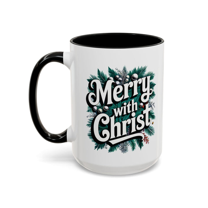 Ceramic Gift Mug - Merry with Christ - Decorative/Ceramic Mugs/11oz/15oz