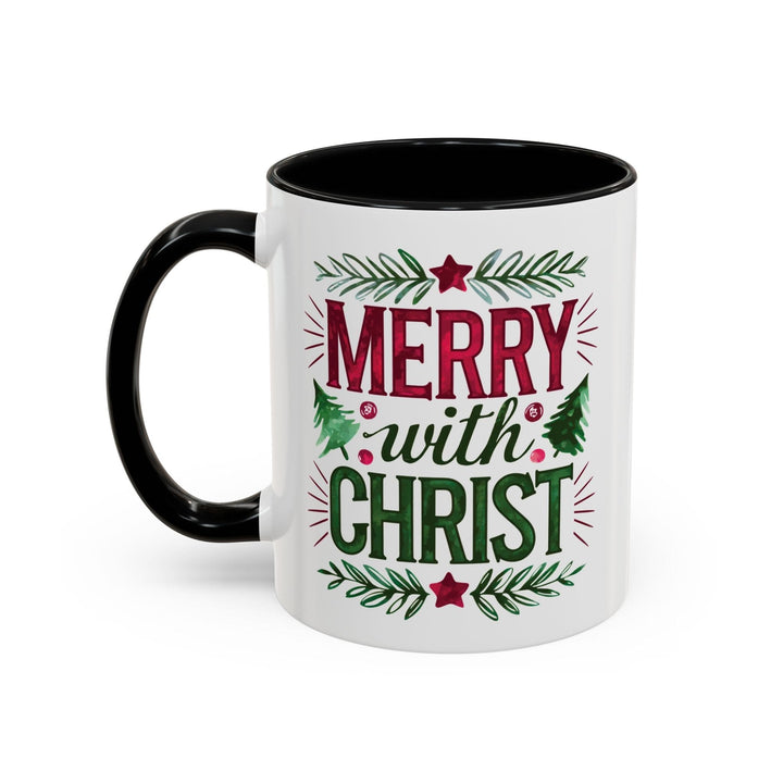 Ceramic Gift Mug - Merry with Christ - Decorative/Ceramic Mugs/11oz/15oz