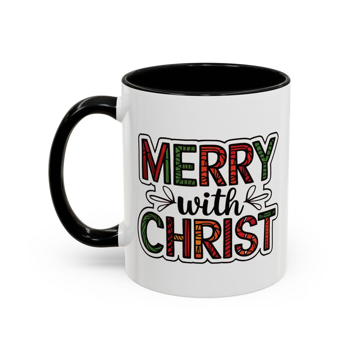 Ceramic Gift Mug - Merry with Christ - Decorative/Ceramic Mugs/11oz/15oz