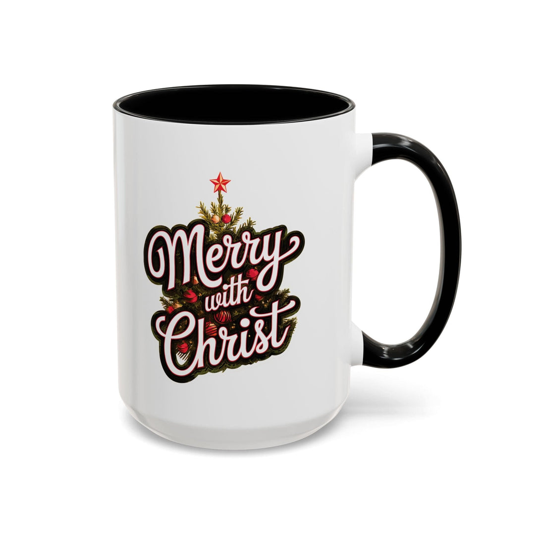 Ceramic Gift Mug - Merry with Christ - Decorative/Ceramic Mugs/11oz/15oz