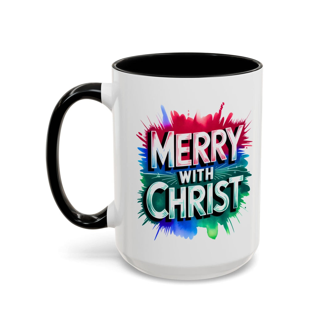 Ceramic Gift Mug - Merry with Christ - Decorative/Ceramic Mugs/11oz/15oz