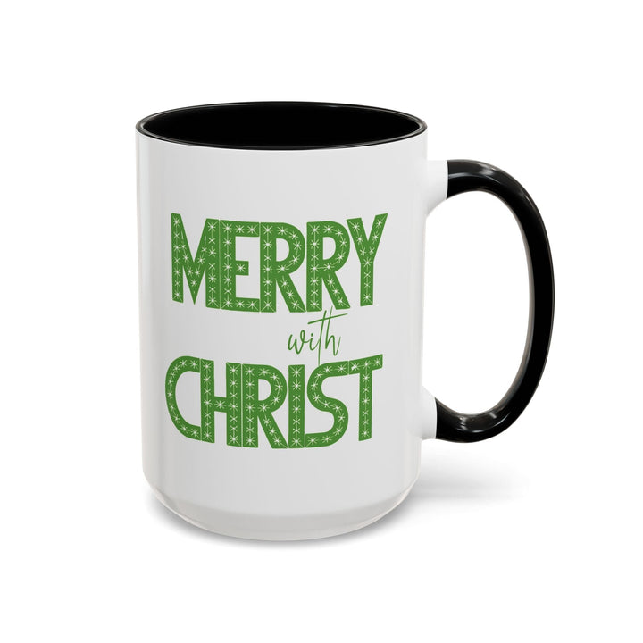Ceramic Gift Mug - Merry with Christ - Decorative/Ceramic Mugs/11oz/15oz
