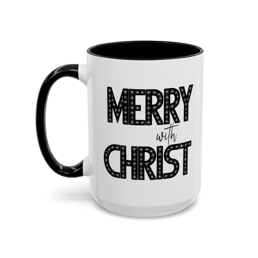 Ceramic Gift Mug - Merry with Christ - Decorative/Ceramic Mugs/11oz/15oz