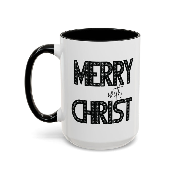 Ceramic Gift Mug - Merry with Christ - Decorative/Ceramic Mugs/11oz/15oz