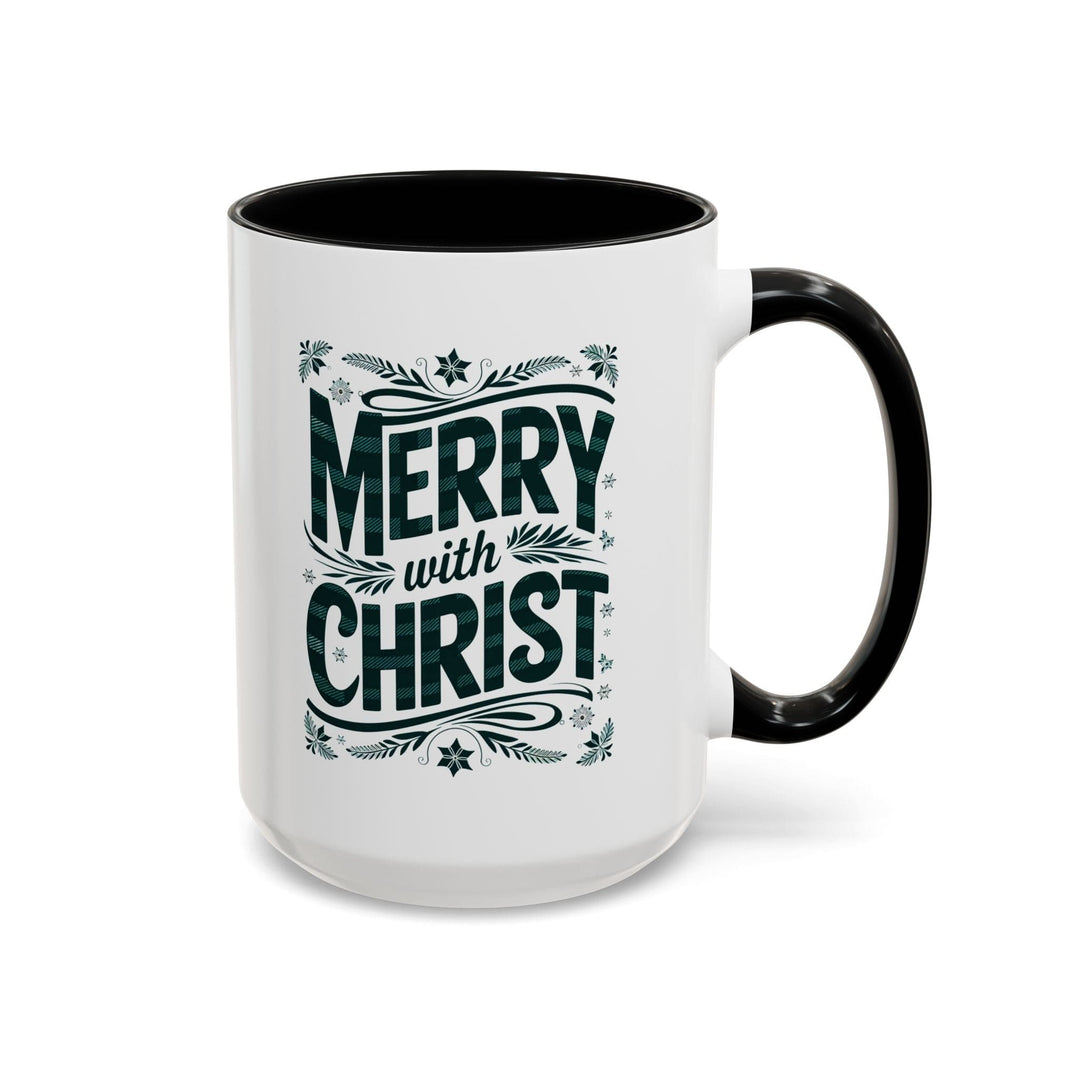 Ceramic Gift Mug - Merry with Christ - Decorative/Ceramic Mugs/11oz/15oz