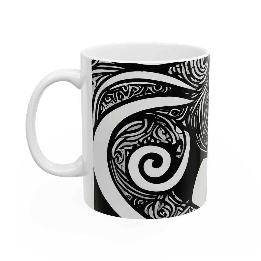 Ceramic Mug 15oz Female Black Line Art Print 7134 - Decorative | Ceramic Mugs