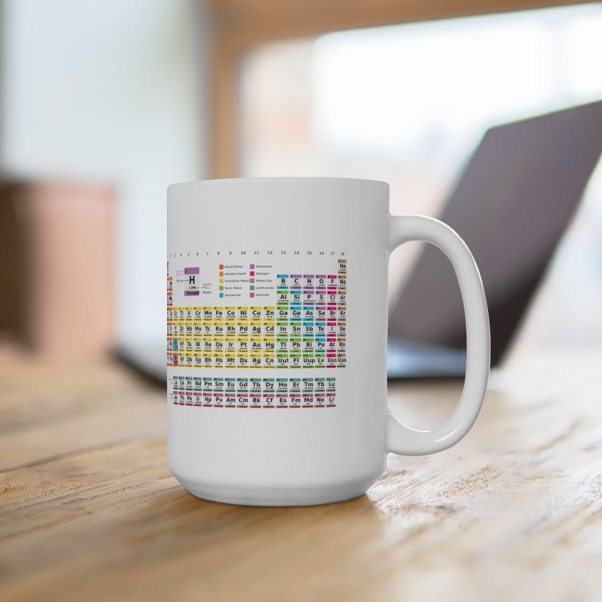 Ceramic Mug 15oz Periodic Table Of Elements - Decorative | Ceramic Mugs | 15oz