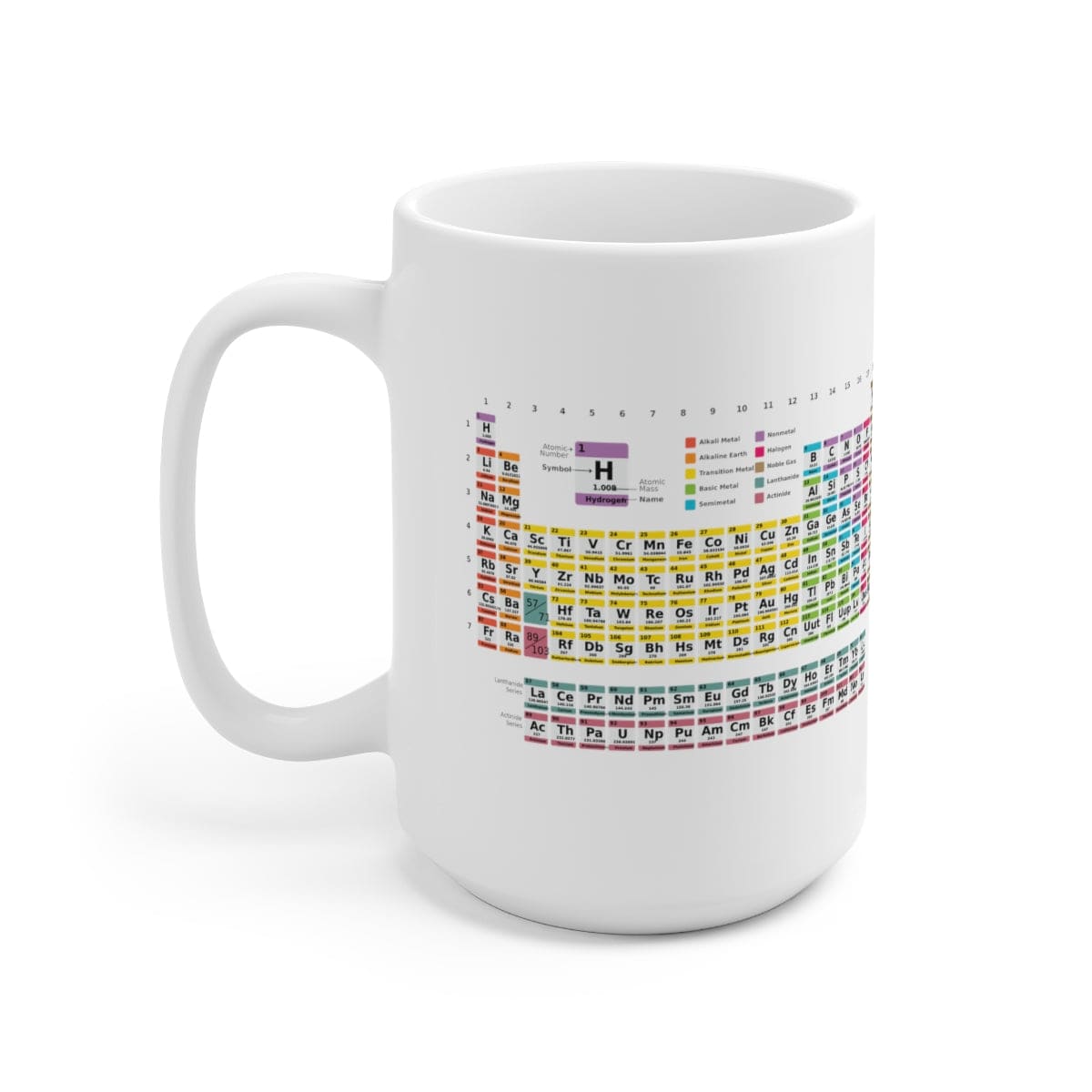Ceramic Mug 15oz Periodic Table Of Elements - Decorative | Ceramic Mugs | 15oz