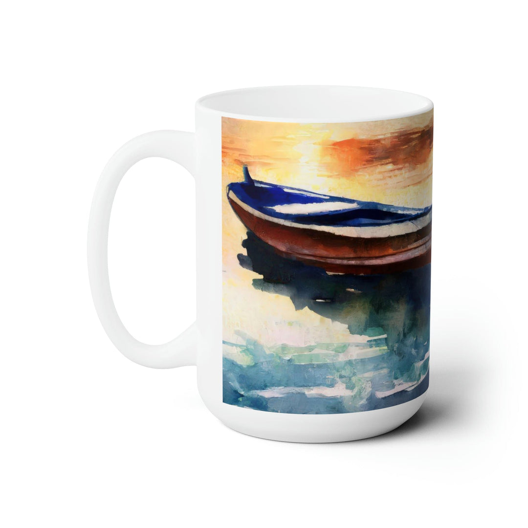 Ceramic Mug 15oz the Peace of God - Beacon of Light Illustration - Decorative