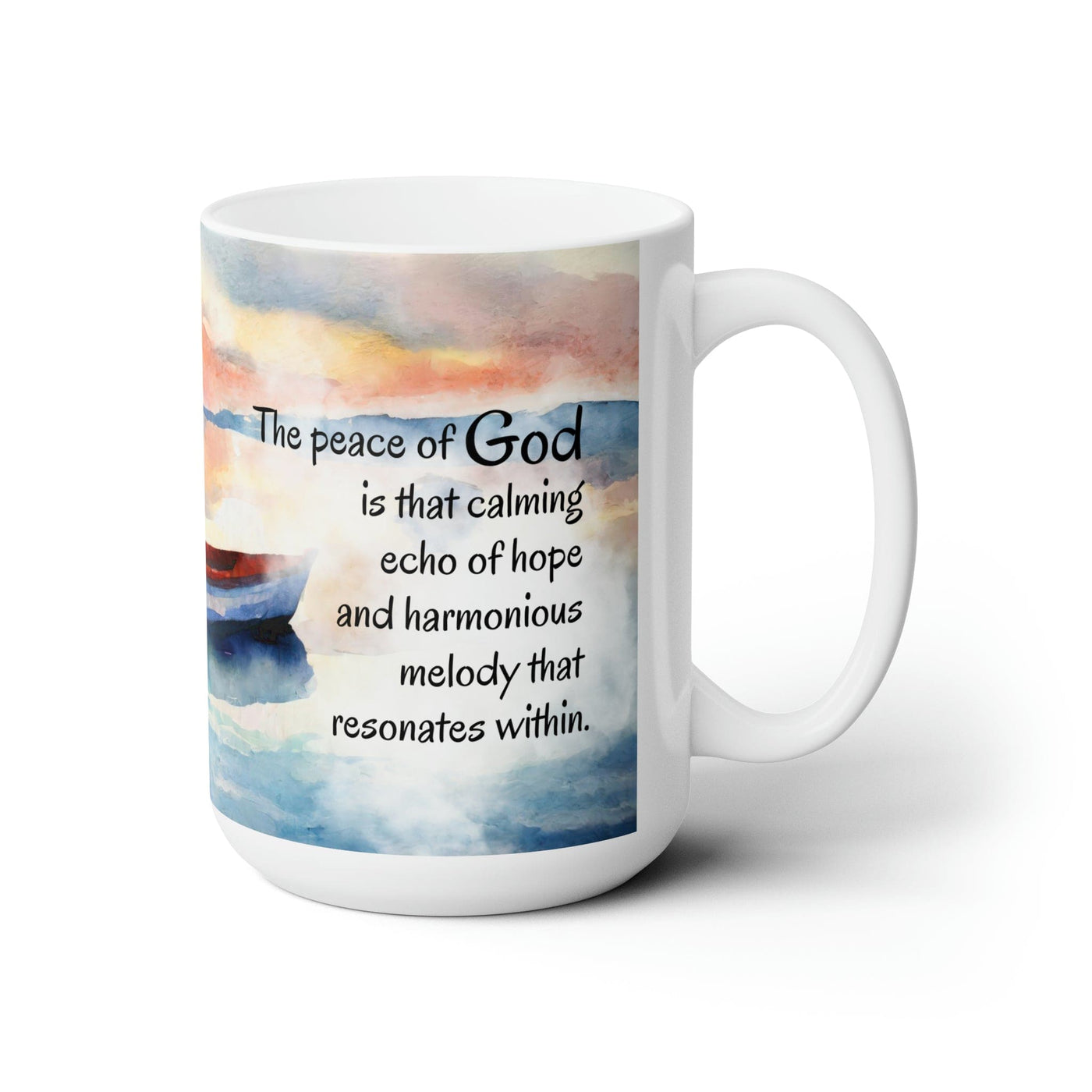 Ceramic Mug 15oz The Peace Of God - Echo Hope Illustration Decorative | Mugs