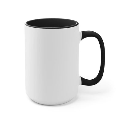 Ceramic Two-tone Color Accent Coffee Mug 15oz - Decorative | Ceramic Mugs | 15oz