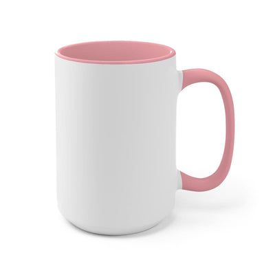 Ceramic Two-tone Color Accent Coffee Mug 15oz - Decorative | Ceramic Mugs | 15oz