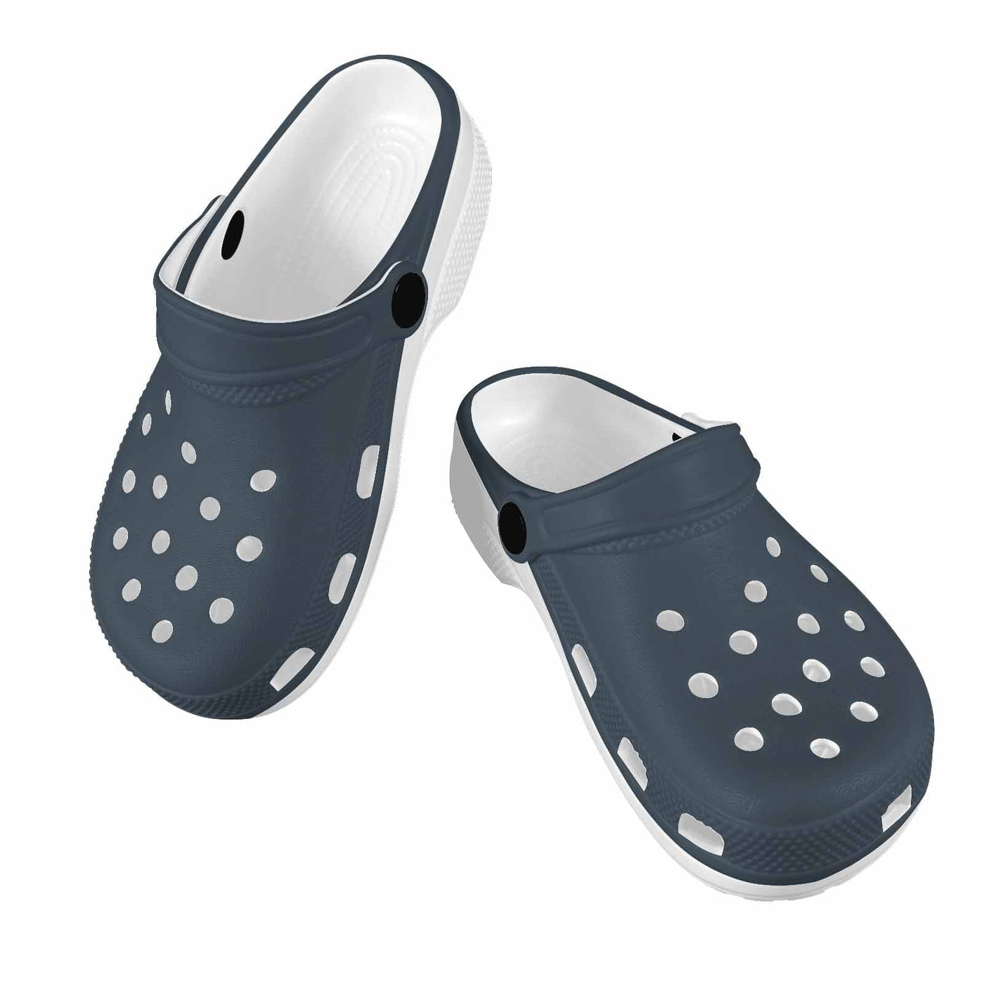 Charcoal Black Clogs For Youth - Unisex | Clogs | Youth