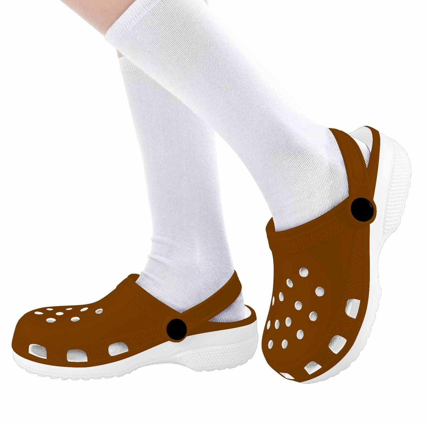 Chocolate Brown Clogs For Youth - Unisex / Clogs / Youth