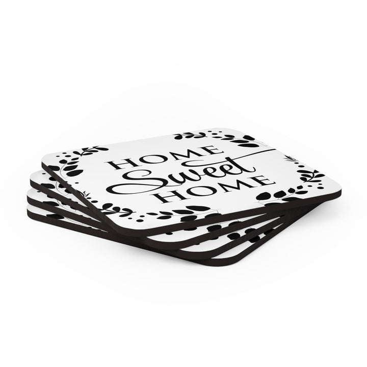 Coaster Set of 4 for Drinks Home Sweet Home - Decorative | Coasters