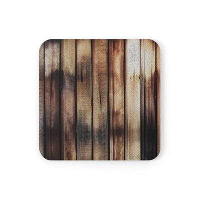 Coaster Set Of 4 For Drinks Wood Grain Pattern - Decorative | Coasters