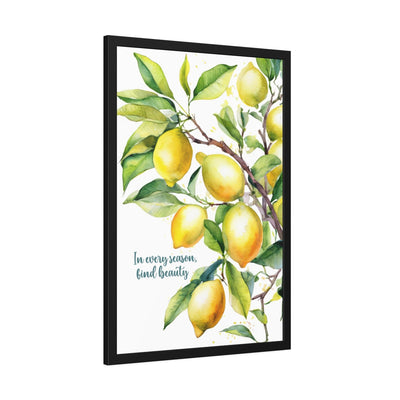 Contemporary Art Print Lemon Tree In Every Season Find Beauty Art Illustration -