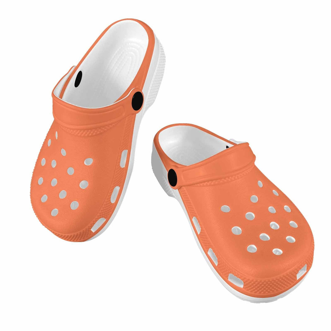 Coral Red Clogs For Youth - Unisex | Clogs | Youth