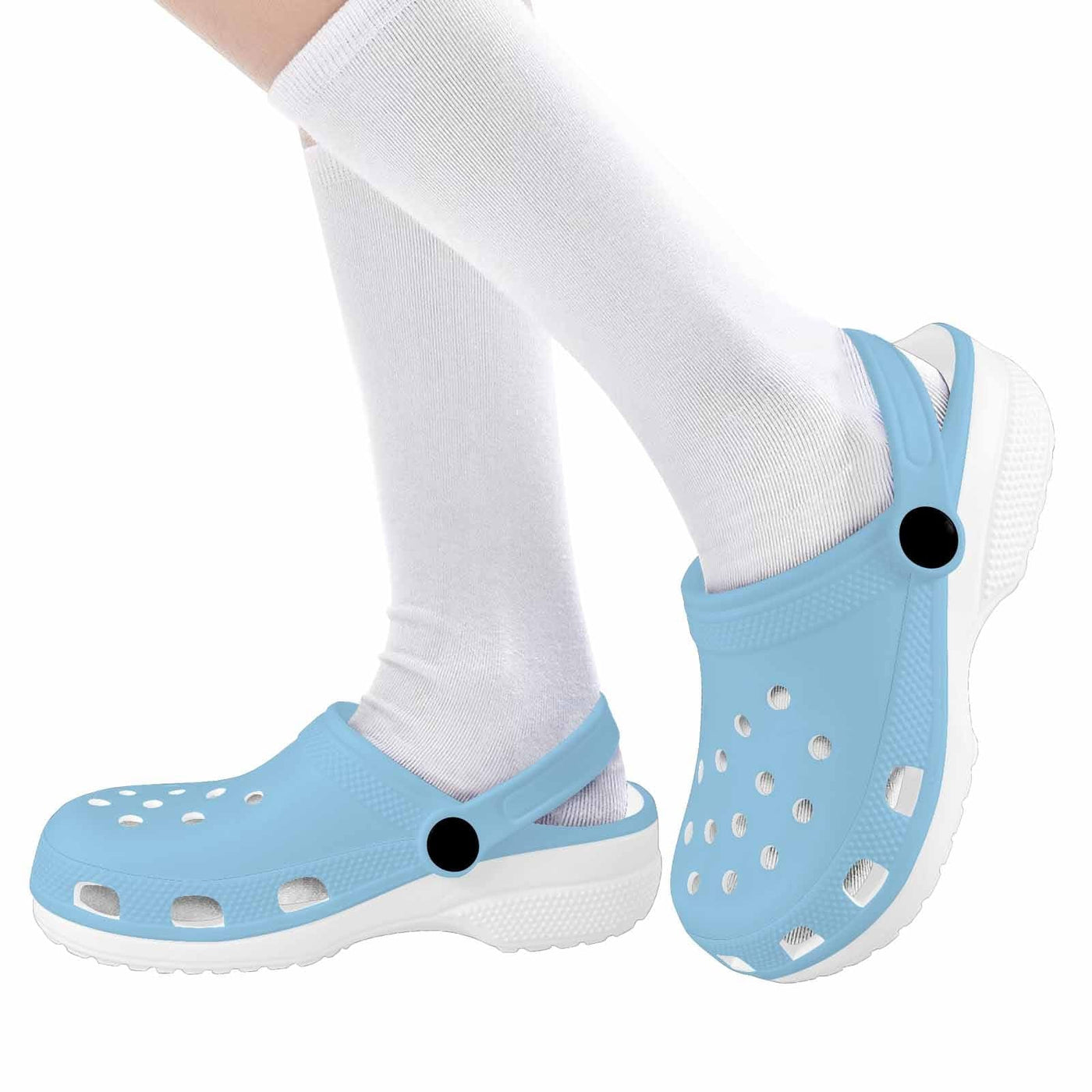 Cornflower Blue Clogs For Youth - Unisex | Clogs | Youth