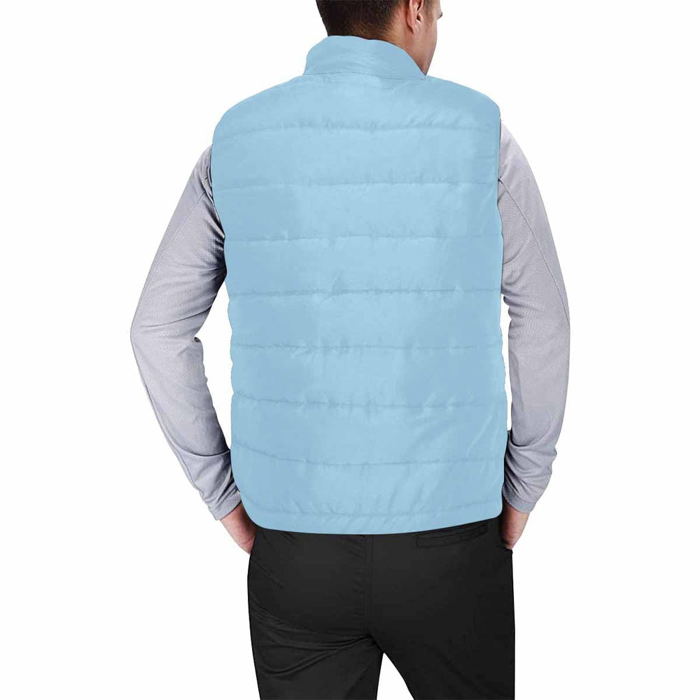 Cornflower Blue Mens Padded Vest - Mens | Vests