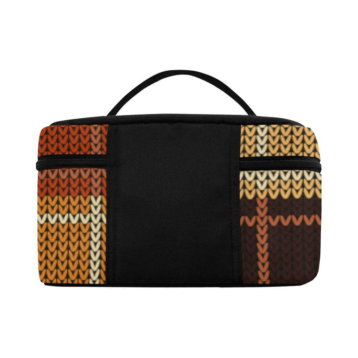 Cosmetic Bag Checker - Brown Travel Case - Bags | Cosmetic Bags