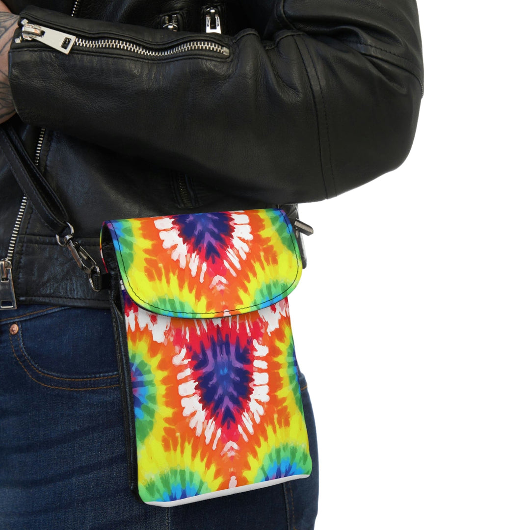 Crossbody Cell Phone Purse Psychedelic Rainbow Tie Dye - Bags | Crossbody Bags