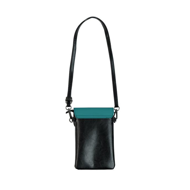 Crossbody Cell Phone Wallet Dark Teal Green - Bags/Crossbody Bags