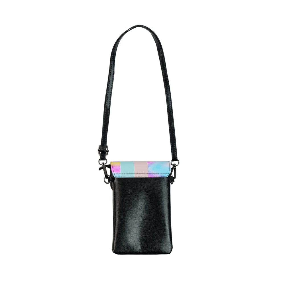 Crossbody Bag Small Cell Phone Purse - Pastel Colorblock Watercolor