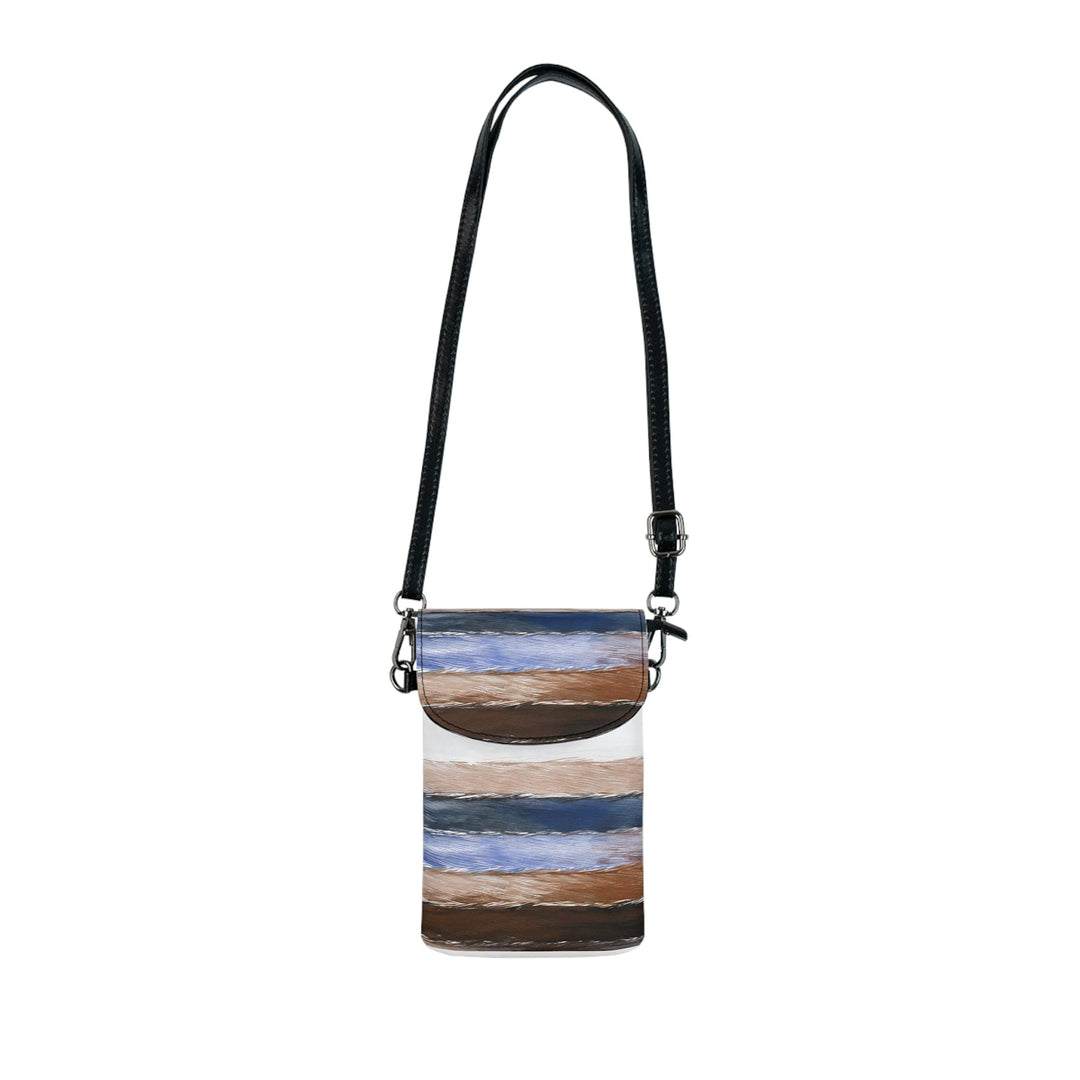 Crossbody Bag Small Cell Phone Purse - Rustic Hues Pattern - Bags | Crossbody