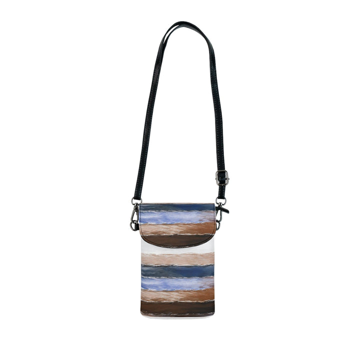 Crossbody Bag Small Cell Phone Purse - Rustic Hues Pattern - Bags | Crossbody