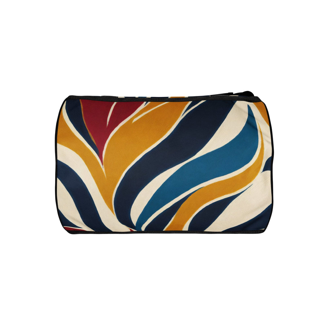 Crossbody Water-resistant Travel Bag Abstract Multicolor Swirl Line - Bags