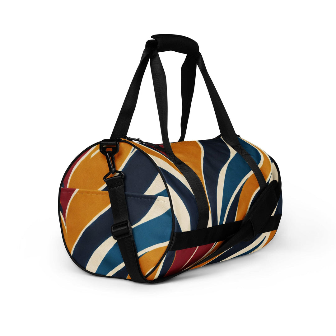 Crossbody Water-resistant Travel Bag Abstract Multicolor Swirl Line - Bags