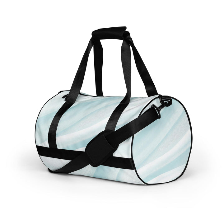 Crossbody Water-resistant Travel Bag Pastel Blue Swirl - Bags | Travel Bags