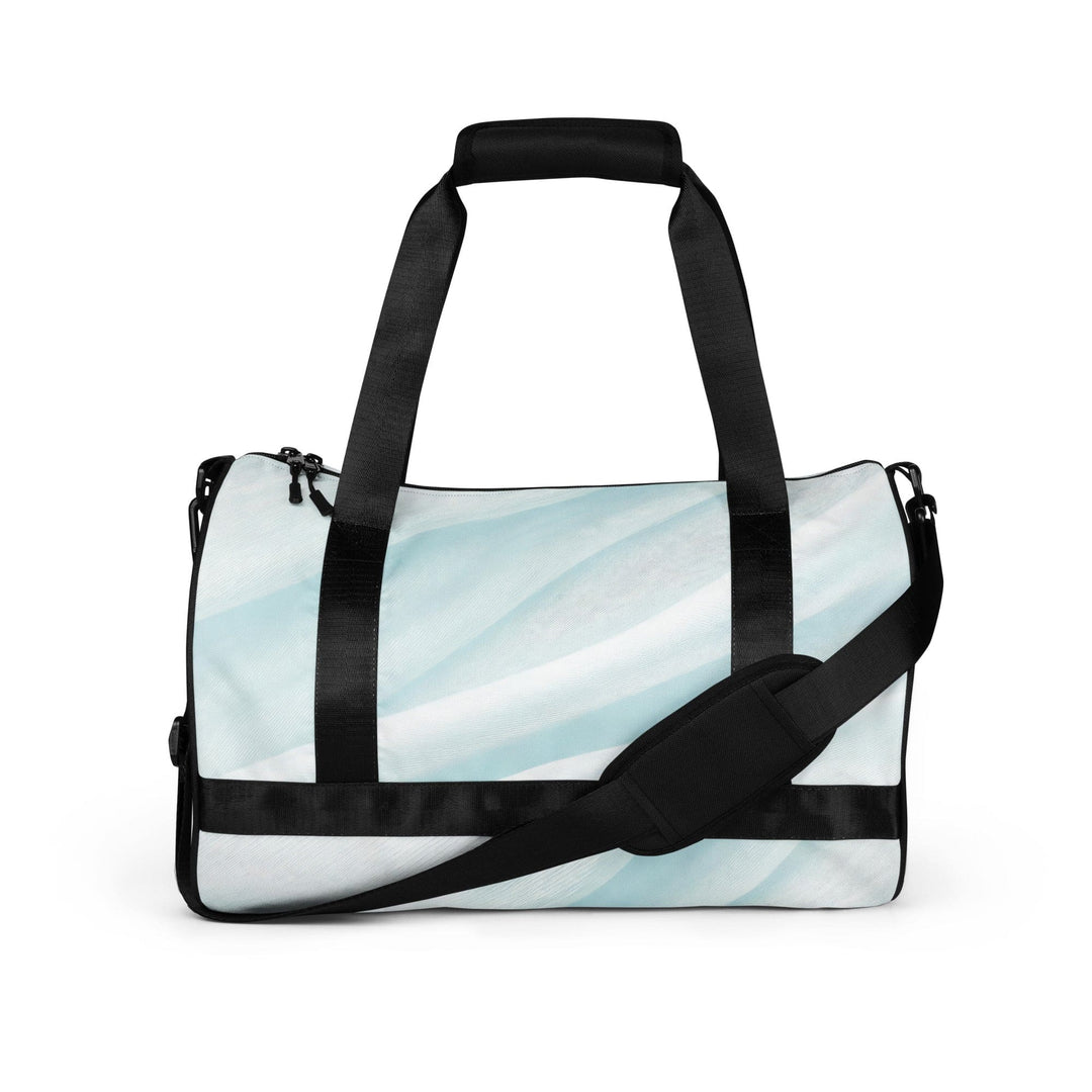 Crossbody Water-resistant Travel Bag Pastel Blue Swirl - Bags | Travel Bags