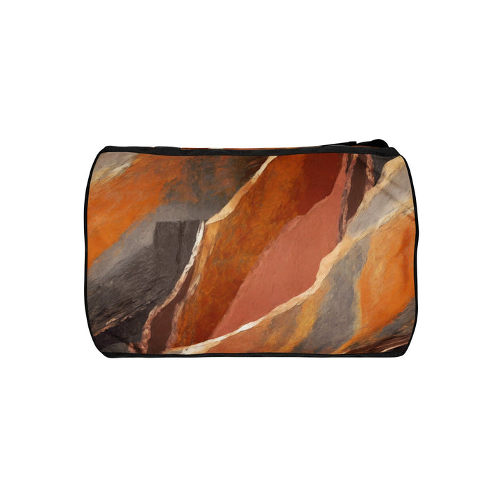 Crossbody Water-resistant Travel Bag - Abstract Stone Pattern 59731 - Bags