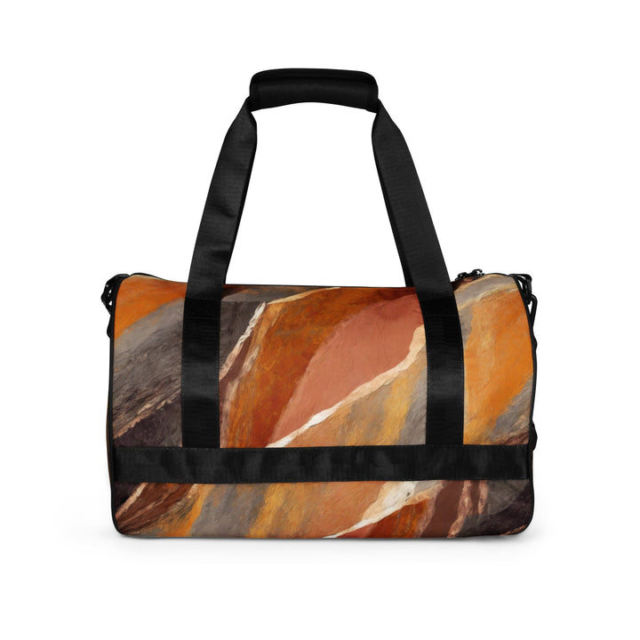 Crossbody Water-resistant Travel Bag - Abstract Stone Pattern 59731 - Bags