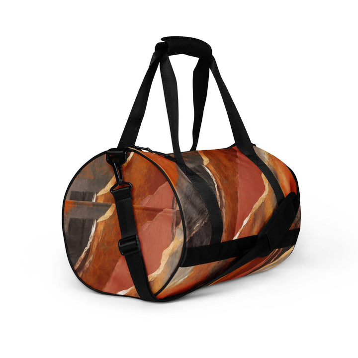 Crossbody Water-resistant Travel Bag - Abstract Stone Pattern 59731 - Bags