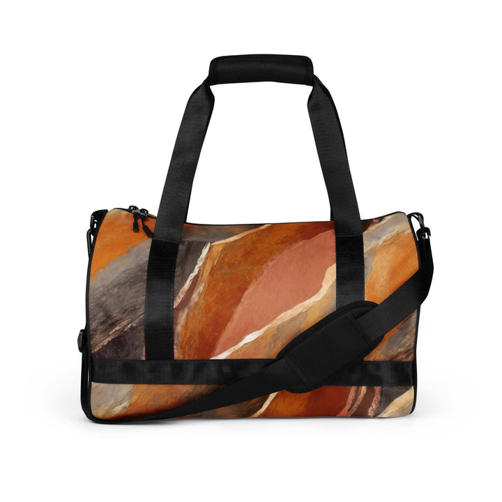 Crossbody Water-resistant Travel Bag - Abstract Stone Pattern 59731 - Bags