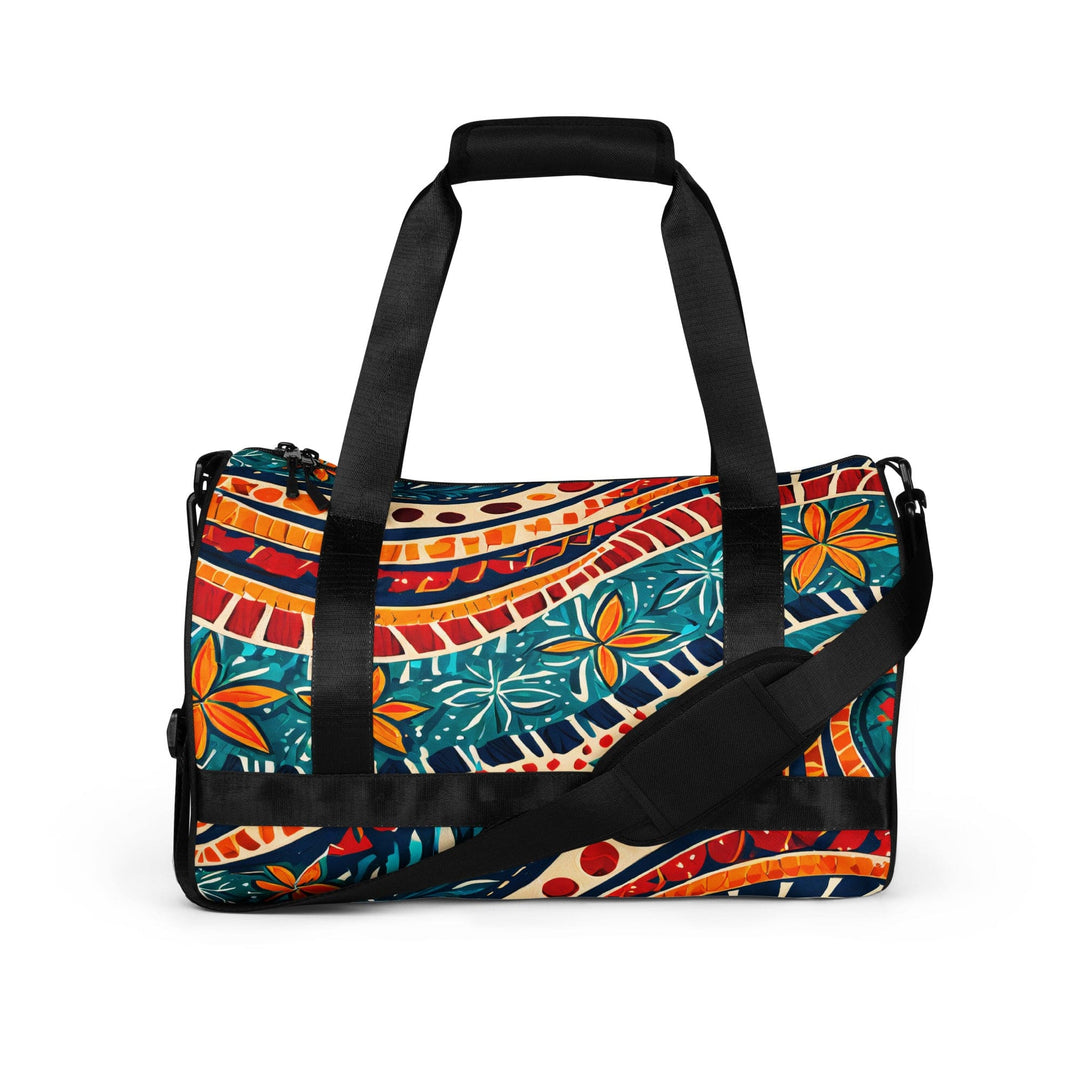 Crossbody Water-resistant Travel Bag Abstract Vibrant Multicolor - Bags