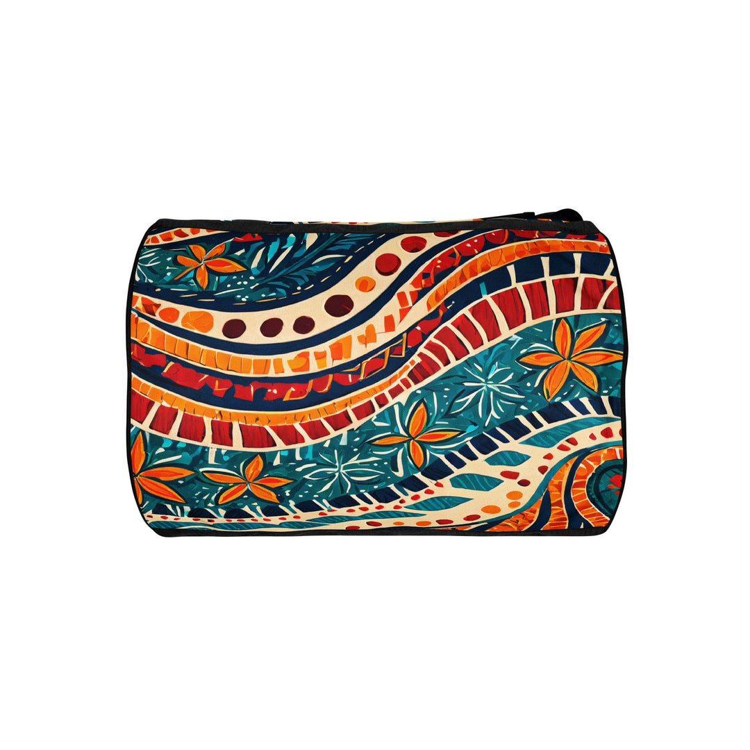 Crossbody Water-resistant Travel Bag Abstract Vibrant Multicolor - Bags