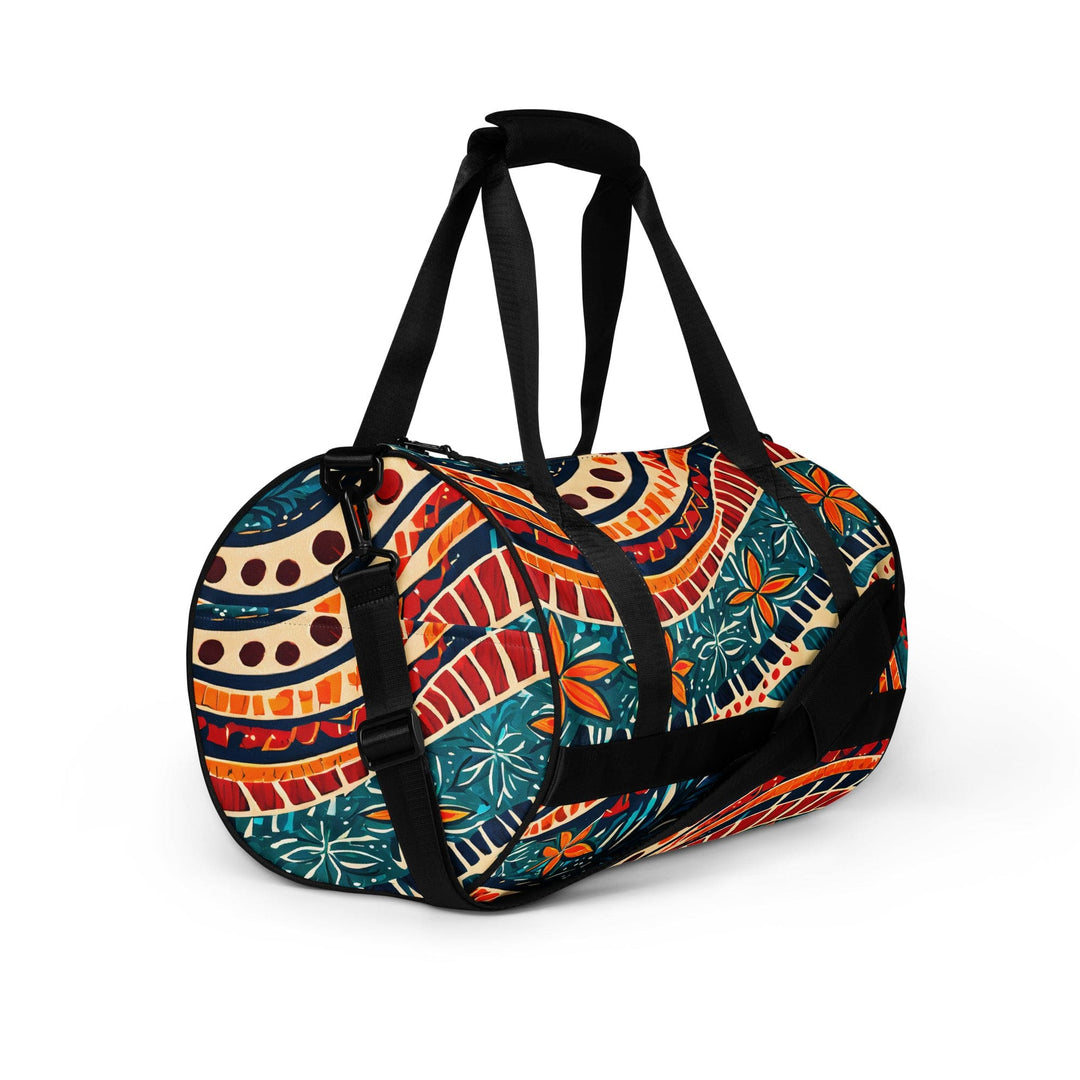 Crossbody Water-resistant Travel Bag Abstract Vibrant Multicolor - Bags