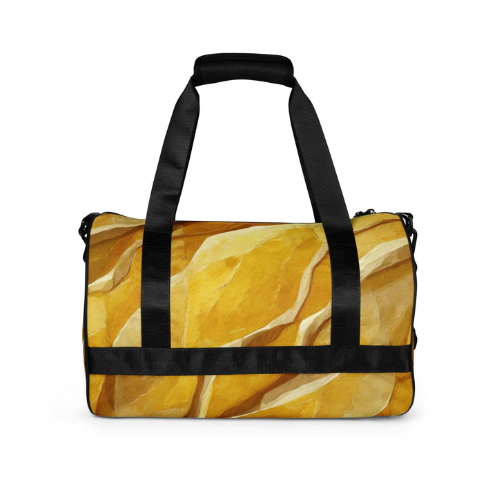 Crossbody Water-resistant Travel Bag Rustic Yellow Stone Print - Bags | Travel