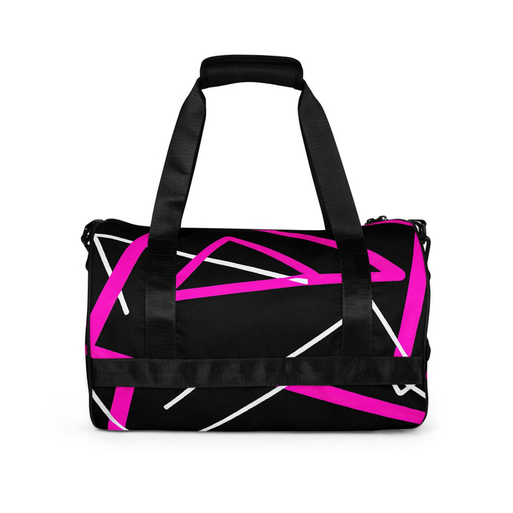 Crossbody Water-resistant Travel Bag Black and Pink Pattern - Bags | Travel