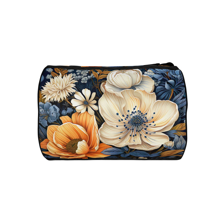 Crossbody Water-resistant Travel Bag - Blue Floral 70723 - Bags | Travel Bags