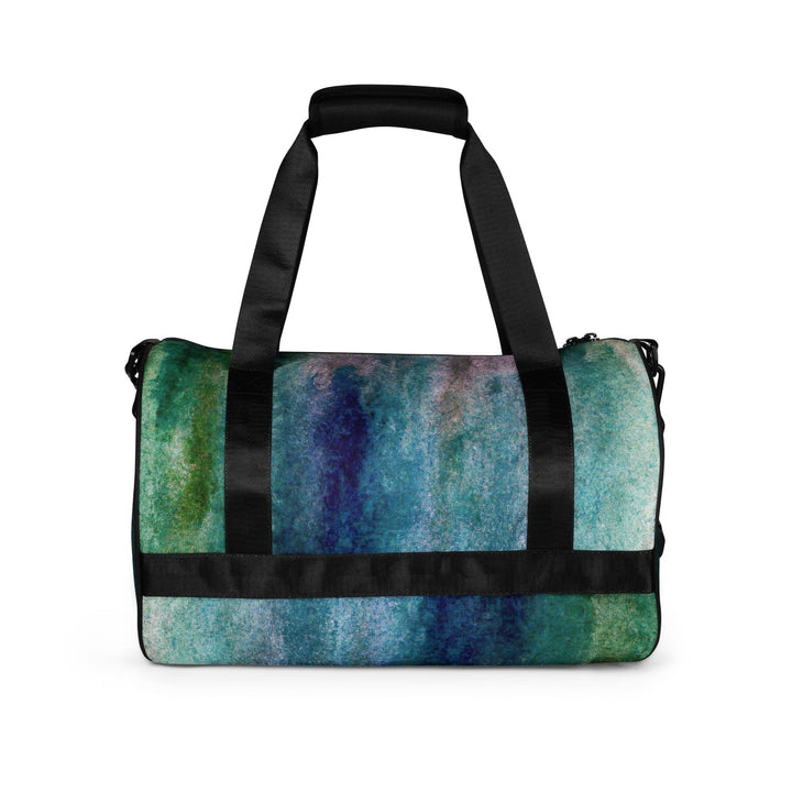 Crossbody Water-resistant Travel Bag Blue Hue Watercolor Abstract - Bags