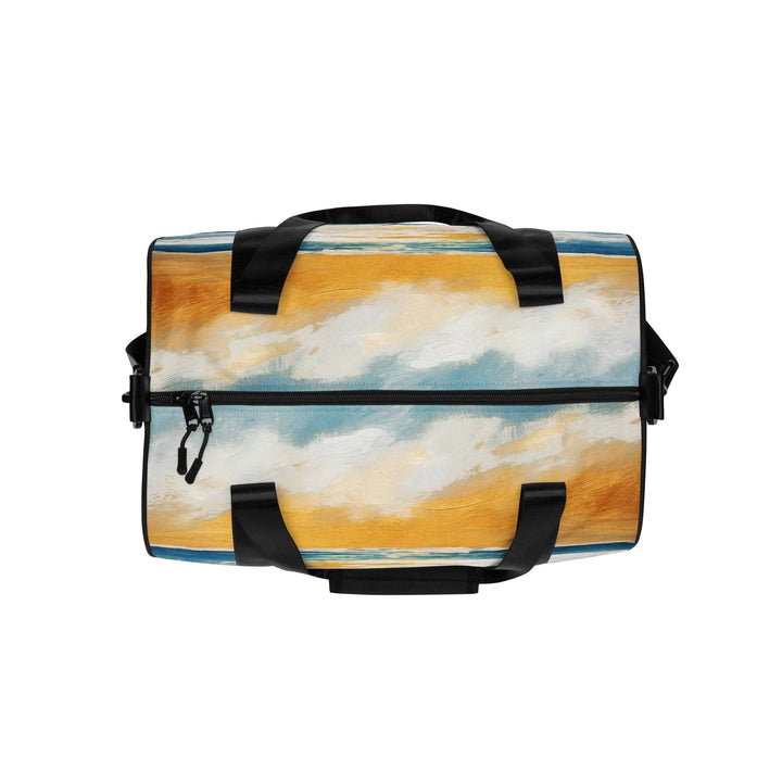 Crossbody Water-resistant Travel Bag - Blue Ocean Golden Sunset Print 3 - Bags